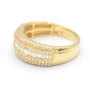Charming Yellow Gold Diamond Band
