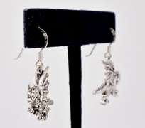 Dragon Sterling Silver Dangle Earrings