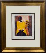 Joseph Holston Hand Colored Etching