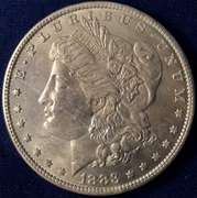 1883-O Morgan Silver Dollar, BU.