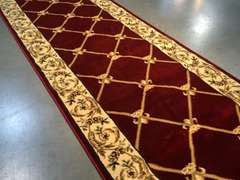 French Fleur De Lis Design 12 Ft Runner