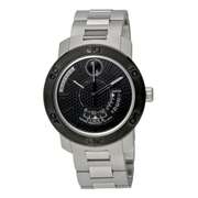 Movado Black Honeycomb Dial, Pre-Owned.