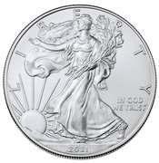 2021 Type 1 American Silver Eagle Uncirculated.