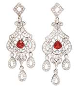 Unforgettable 18kt Ruby and Diamond Dangle Earrings