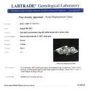 Favorite White Gold 0.85cts Diamond Ring