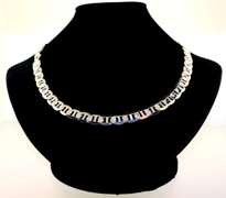 Beautiful Sterling Silver Marina Chain Necklace