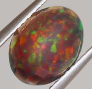 Silky 1.83ct micro honeycomb flashing Black Opal
