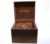 Gucci 103 G Floral Dial Gold Tone Stainless Steel Women's Watch