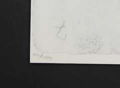 VERY RARE LITHOGRAPH BY SALVIDOR DALI  FROM BIBLE SERIES  DALI BIBLIA SACRA 29- IOSIAS SEPULTUS IN MAUSOLEO PATRUM