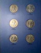 Walking Liberty Half Dollar Estate Collection 1937-1947 P,D,S.
