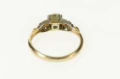10K Yellow Gold 0.62 Ctw Classic 1940's Diamond Engagement Ring