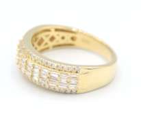 Ideal Yellow Gold Diamond Band
