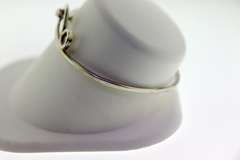 Sterling Silver Thin Bangle Cuff