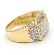 Graceful Yellow Gold Diamond Ring
