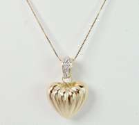 14KT Heart Pendant & Chain