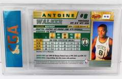 Antoine Walker Finest Rookie Basketball Card, Graded