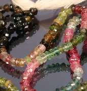 Vibrant! 38.34ct multicolor Tourmaline strand