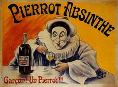 Lucien Métivet Pierrot Absinthe Garcon