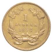 1856 $1 Indian Princess Head Gold Dollar