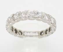 Diamond Eternity Band Made in Platinum