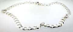 Thick Italian Sterling Silver Curb Chain Necklace