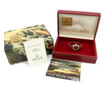 Rolex Datejust President 26mm Red Dial Watch