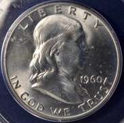 Lot Of 2 Graded Franklin Half Dollars.