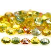 Glittering and bright 6.71ct fancy color Sapphire set