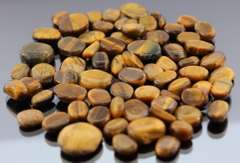 Huge 325.5ct parcel of natural Tigers Eye cabochons