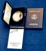 2002 Proof American Silver Eagle.