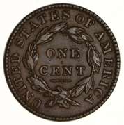 1833 Matron Head Large Cent - Near Uncirculated
