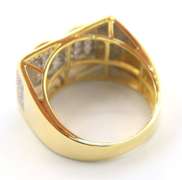 Fantastic Diamond Men's Ring in Yellow Gold
