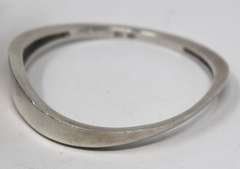 Vintage 925 Sterling Silver Bangle Bracelet