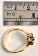 Traditional Ruby Flower Ring