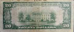 Series 1929 Federal Reserve Bank Of St. Louis Missouri $20 Circulated