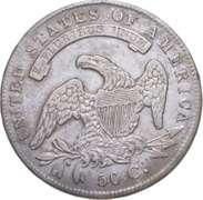 1834 Capped Bust Half Dollar - O-109 Small Date