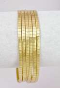6 Strand 18K Yellow Gold Bracelet
