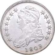 1809 Capped Bust Half Dollar - O-105