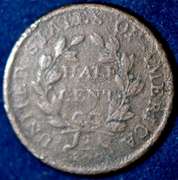 1807 Draped Bust Large Cent Circulated.