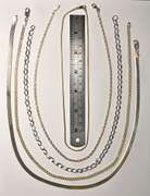5 Sterling Necklaces of Varied Styles