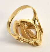 Fascinating Reflective 14k Gold Ring