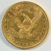 Flashy 1892 US $5 Liberty Gold Piece. Full strike
