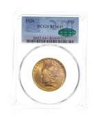 MS64+ 1926 $10 Indian Head Gold Eagle - CAC - Graded PCGS