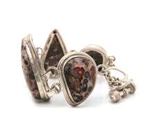 Fancy Agate Link Bracelet in Sterling