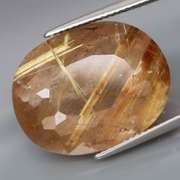 Simply amazing 21.42ct Titanium Rutilated Quartz