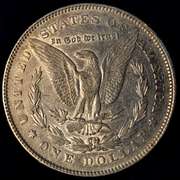 1878 Morgan Silver Dollar 7TF 78' Reverse, AU.