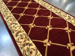 French Fleur De Lis Design 12 Ft Runner