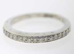 Dazzling Princess Cut Diamond w Halo Setting w 2 Matching Bands