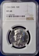 Lot Of 3 SMS Kennedy Half Dollars Graded By NGC MS66-MS67