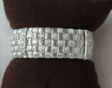 Silver Color  Fashion Jewelry stretch Bracelet